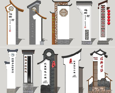 合肥美丽乡村标识标牌有哪些分类？